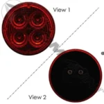 571.LD10R4 Marker Light LED 2-1/2in Red