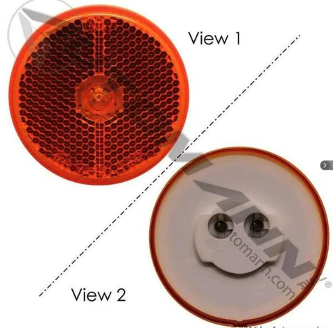 571 ld11a7 marker light reflex led 2 12in amber round 5 coloramber markerclearance shaperound size2 lighting automann nicks truck parts 218 large 1
