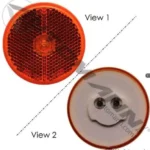 571.LD11A7 Marker Light Reflex LED 2-1/2in Amber