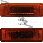 571.LD191A4 Marker Light LED 1in X 4in Amber