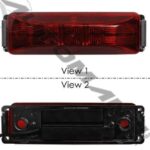 571.LD19R12-KC1 Marker Light Kit LED 1in X 4in Red