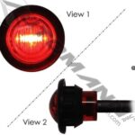 571.LD33R3 MARKER LIGHT LED 3/4" RED