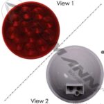 571.LD40R12MV S/T/T Light LED 4IN Red 10-30 V