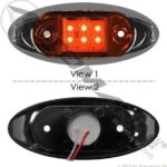571.LD269A6 Marker Light LED Oval Amber