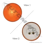 Automann 571.LG10A Marker Light 2-1/2in Amber