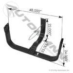 573.30001 Spare Tire Carrier Rack 1 UNIT
