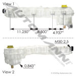 575.10115 Coolant Reservoir Freightliner 1 UNIT