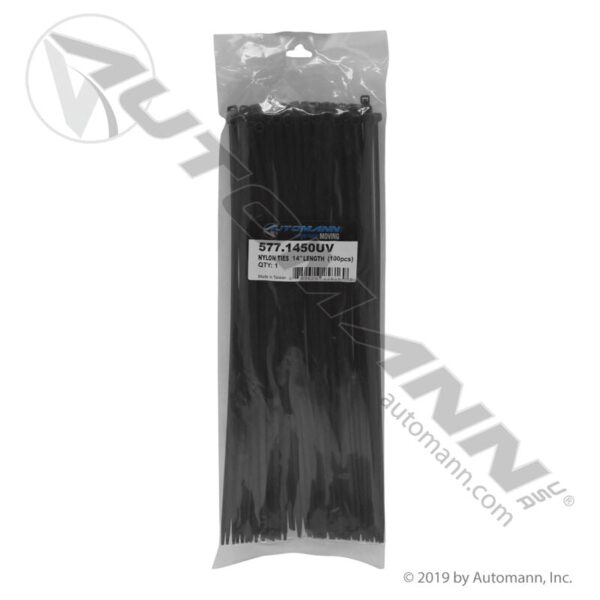 577.1450UV NYLON TIES 14IN LENGTH BLACK