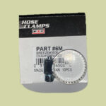 HOSE CLAMP #6M (PACK OF 10)