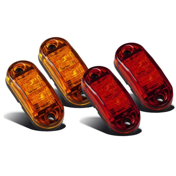 571.LD30R4 - Marker Light LED 2in Amber 4-Diode 1 UNIT