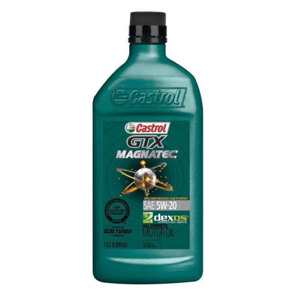 15253E CASTROL GTX MAGNATEC 5W20 SYNTHETIC BLEND 6/1 QUARTS #06007