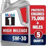 120769 MOBIL 1 5W30 HIGH MILEAGE (3/5 QUARTS)