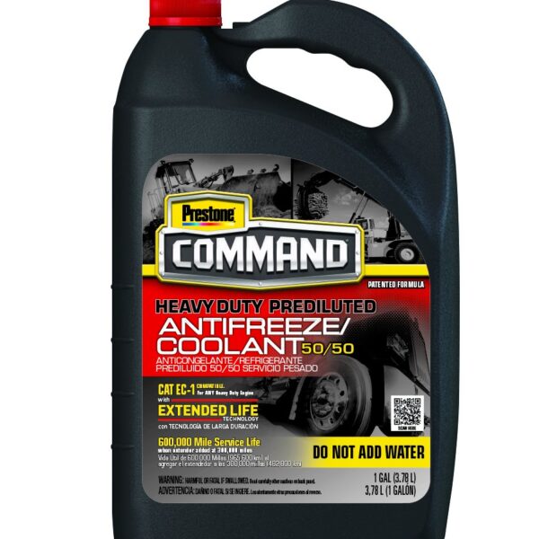 AFC11100 ANTIFREEZE PRESTONE COMMAND HD EXT LIFE 50/50 (6/1 GALLON)