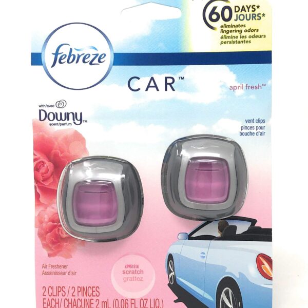 57675 FEBREEZE VENT CLIP APRIL FRESH SCENT 1 UNIT