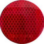 571.CTR3R-100 REFLECTOR 3IN RED ADHESIVE 100CT