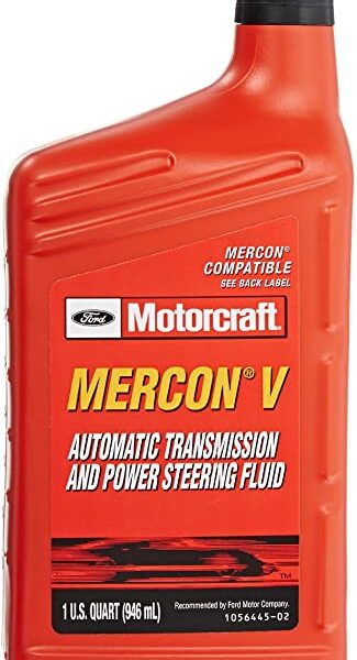 XT5QMC MOTORCRAFT MERCON V AUTOMATIC TRANSMISSION FLUID (12 QUARTS/1 CASE)