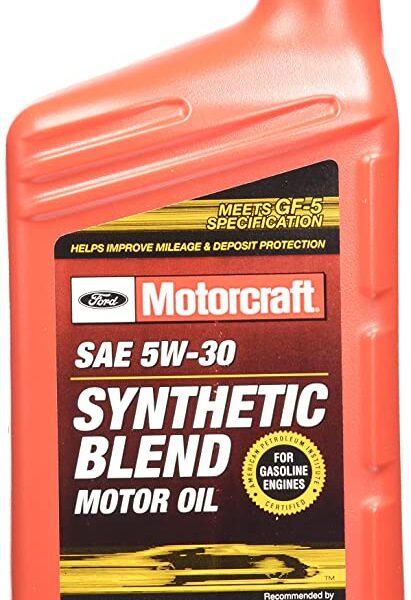 XO5W30Q1SP MOTORCRAFT SYNTHETIC BLEND 5W30 (12 QUARTS/1 CASE)