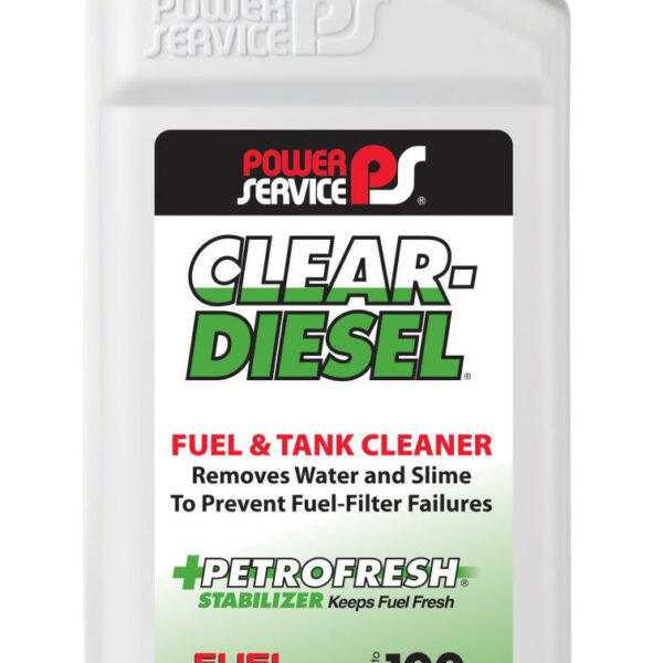 9225-09 POWER SERVICE CLEAR DIESEL FUEL & TANK CLEANER 9/32 Oz