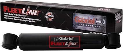 Gabriel 85958 Front Fleetline Heavy Duty Shock Absorber-Fits Freightliner 2009-24 114SD,122SD,Cascadia,Columbia,Coronado,M2112 / Western Star 4700,4800,4900,5700XE,6900XD Replaces OE:10-13809-000
