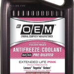 86-184POEMT ANTIFREEZE OEM PREMIUM EXTENDED LIFE PINK 50/50 (4/1 GALLON)