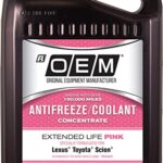 86-174POEM ANTIFREEZE OEM TOYOTA /LEX/SCION PINK 100% (4/1 GALLON)