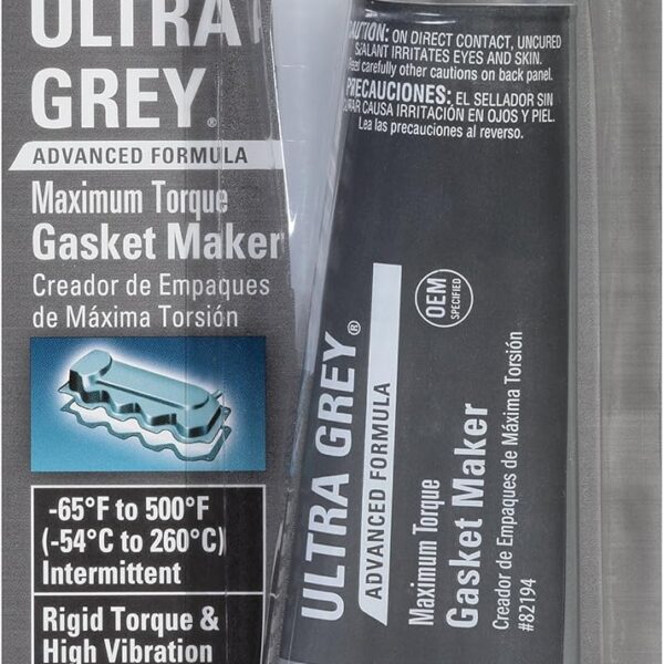 82194 PERMATEX ULTRA GREY GASKET MAKER TUBE 3.5OZ
