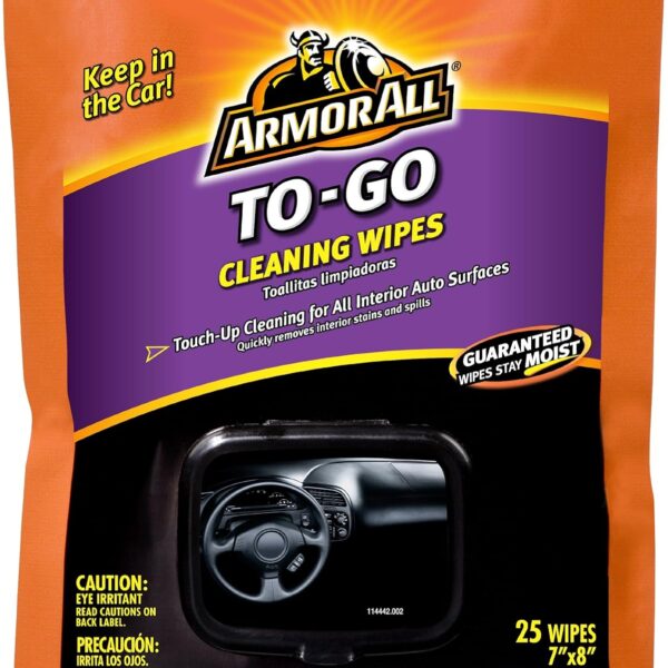 78434 ARMOR ALL TO GO CLEANING WIPES 6/25