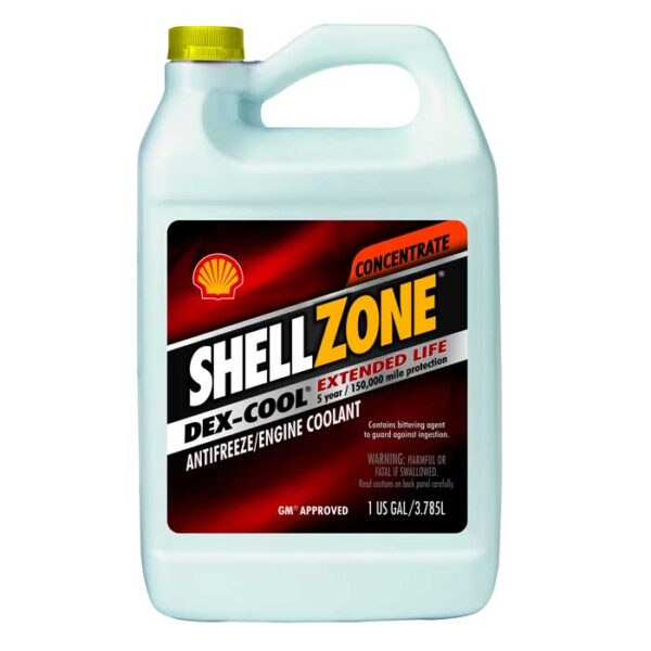9404006021 ANTIFREEZE SHELL DEXCOOL CONCENTRATE 100% (6/1 GALLON)