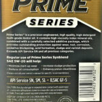 96062 PRIME SERIES 5W40 FULL SYNTHETIC DEXOS (6 QUARTS/1 CASE)