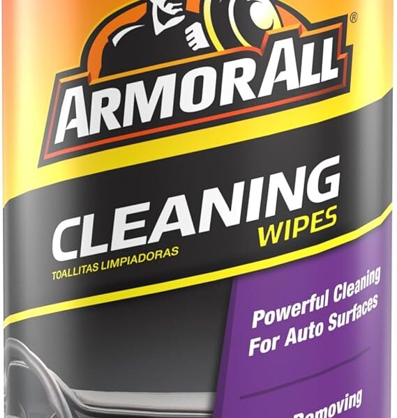 Armor All Car Interior Cleaner Wipes, Car Interior Cleaning Wipes for Dirt