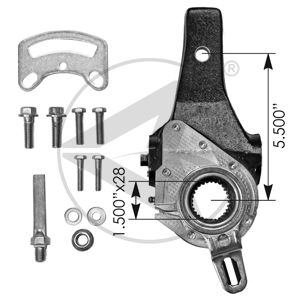 AutoMann 135.2840 Haldex Type Slack Adjuster 5.5in