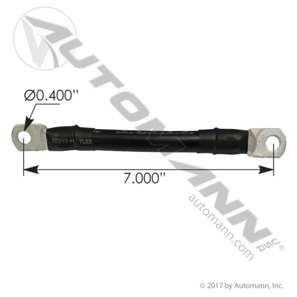 Automann 178.2009BK Cable Batt Stackable 2/0 7in Black