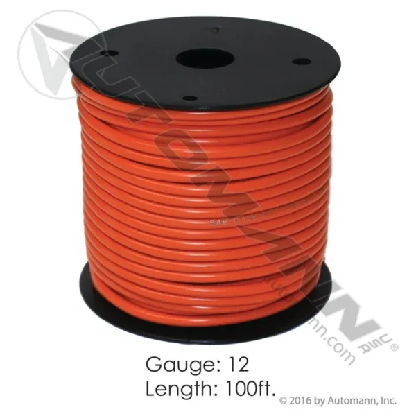 Automann 178.2112NG Wire Primary 12 GA 100FT Orange