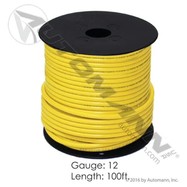Automann 178.2112YW Wire Primary 12 GA 100FT Yellow
