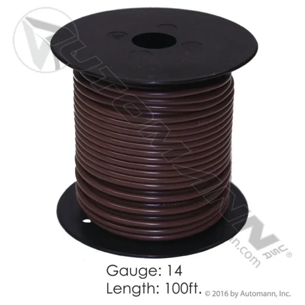 Automann 178.2114BN Wire Primary 14 GA 100FT Brown