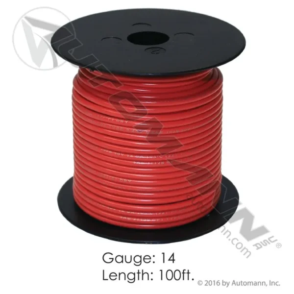 Automann 178.2114RD Wire Primary 14 GA 100FT Red