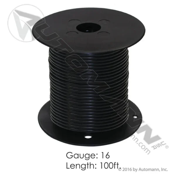 Automann 178.2116BK Wire Primary 16 GA 100FT Black