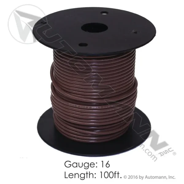 Automann 178.2116BN Wire Primary 16 GA 100FT Brown