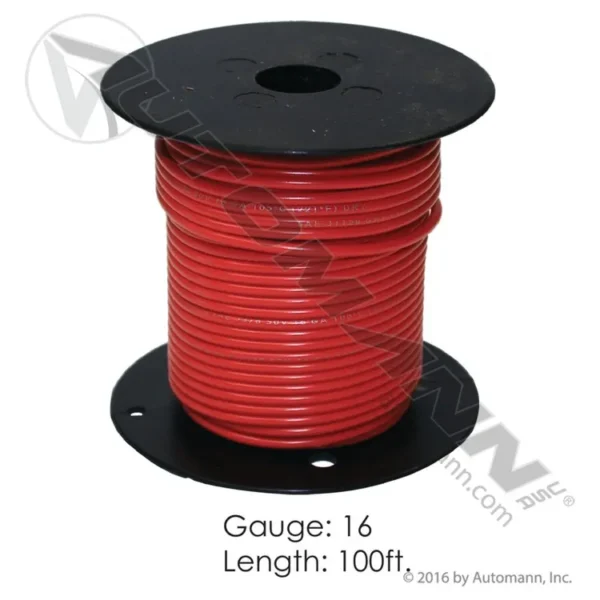 Automann 178.2116RD Wire Primary 16 GA 100FT Red