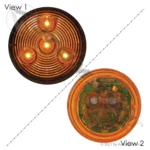 Automann 571.LD30A4 Marker Light LED 2in Amber 4-Diode
