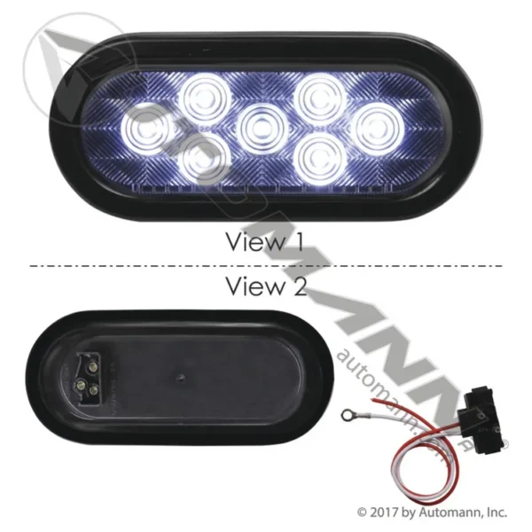 Automann 571.LD60W7-K Back-Up Light Kit LED 6in Oval