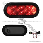 Automann 571.LD66R10-K S/T/T Light Kit LED 6in Oval Red