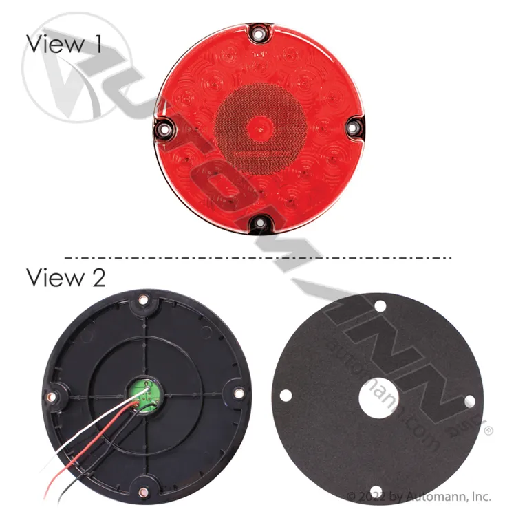 Automann 571.LD91R17 S/T/T Light LED 7in Red