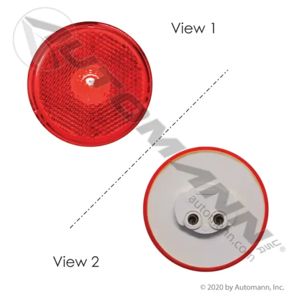 Automann 571.LG11R Marker Light 2-1/2in Reflex Red