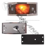 Automann 571.LG264A Marker Light Chrome Armored Amber