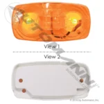 Automann 571.LG26A Marker Light 2in X 4in Bullseye Amber