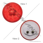 Automann 571.LG30R Marker Light 2in Red