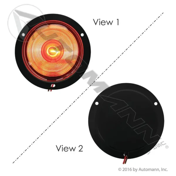 Automann 571.LG402R S/T/T Light Recessed 4in Red