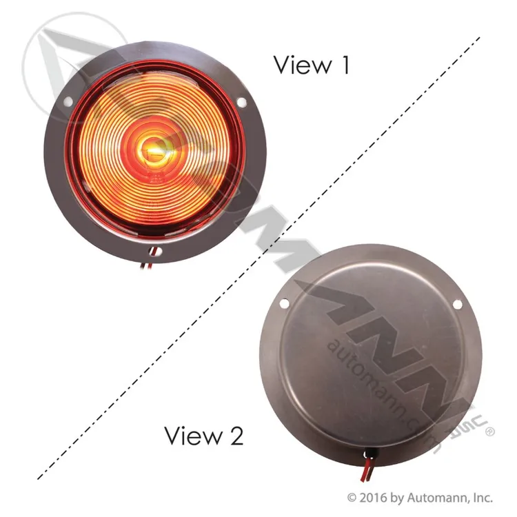 Automann 571.LG403R S/T/T Light Recessed 4in Red