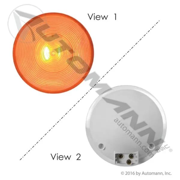 Automann 571.LG40A F/P/T Light 4in Amber